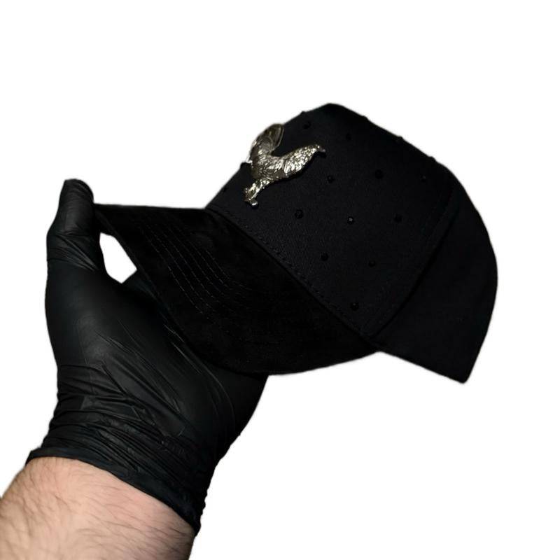 Gorra Del Gallero De Corazón Plata
