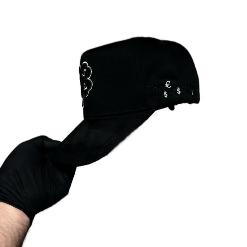 GORRA DEL TRÉBOL NEGRA/PLATA