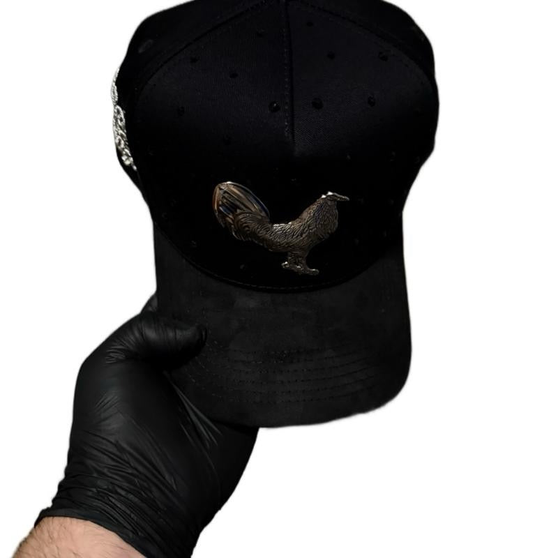 Gorra Del Gallero De Corazón Plata