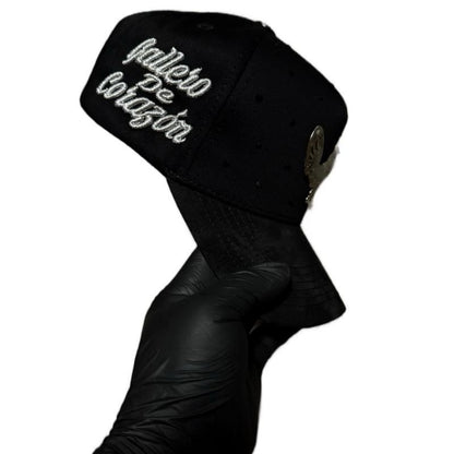 Gorra Del Gallero De Corazón Plata