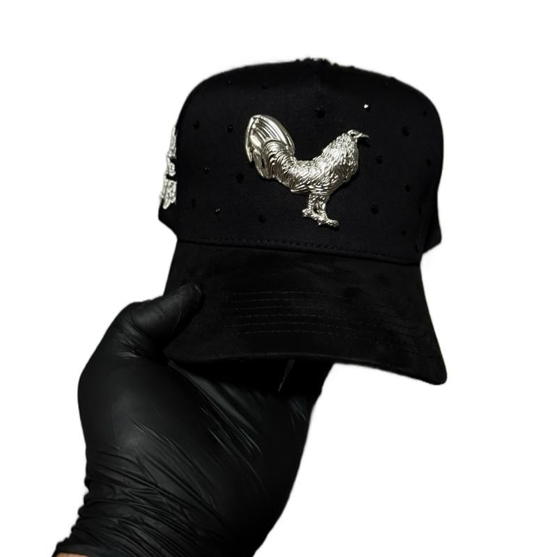 Gorra Del Gallero De Corazón Plata