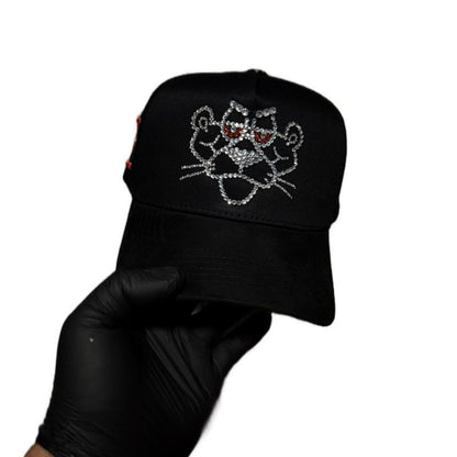 Gorra De La Pantera Con Pedreria